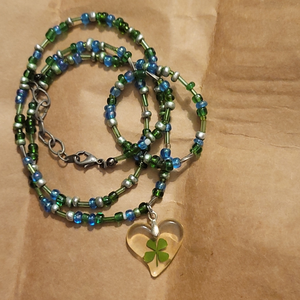 Shamrock Necklace View 2